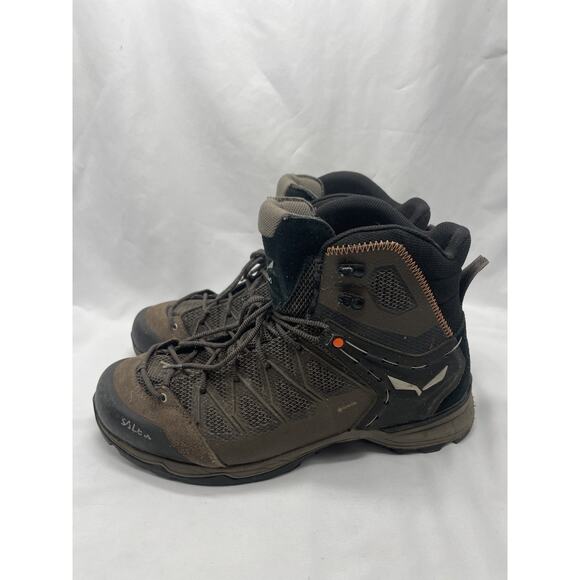 Salewa Men's Mountain Trainer Lite Mid GTX Hiking Shoe, Black, US 10.5 - Picture 2 of 10